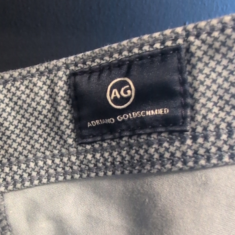 AG Adriano Goldschmied Men's Gray Straight Jeans - Picture 2 of 8